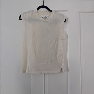 Mantra Cream Muscle Tee
